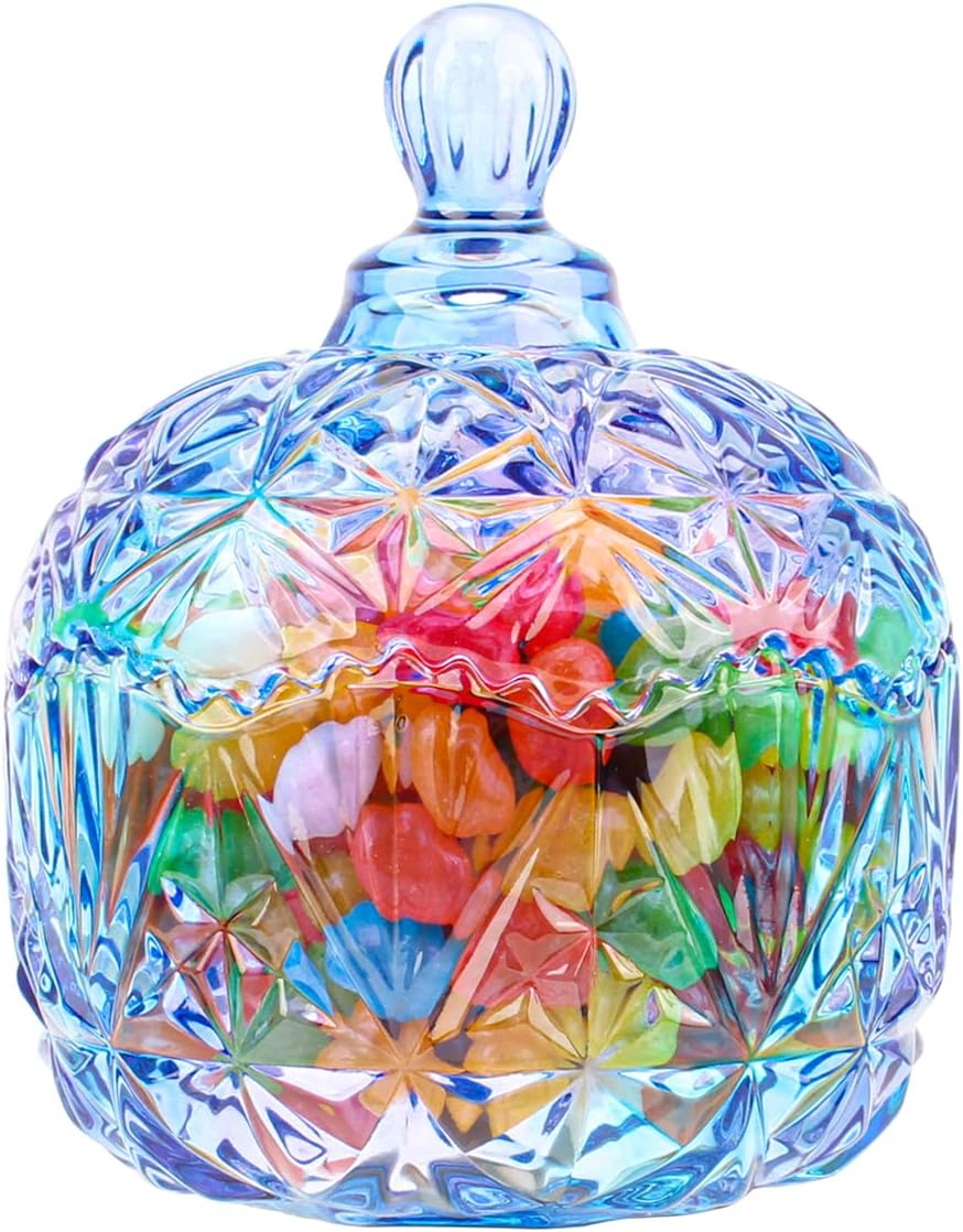 Glass Storage Jar with Lid, Candy Cookie Jar, Jewelry Box, Biscuit Containers -750ml / 26oz Glass Storage Jar with Lid, Candy Cookie Jar, Jewelry Box, Biscuit Containers -750ml / 26oz